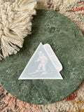 Jerry Alert Skiing Die-Cut Sticker