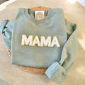 Chenille Mama Crewneck Sweatshirt, Mother’S Day Gifts