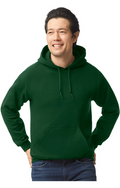 Custom Designed - Hoodie Sweatshirt (Forest Green) Adult, Gildan, Heavy Blend 50/50 Fleece