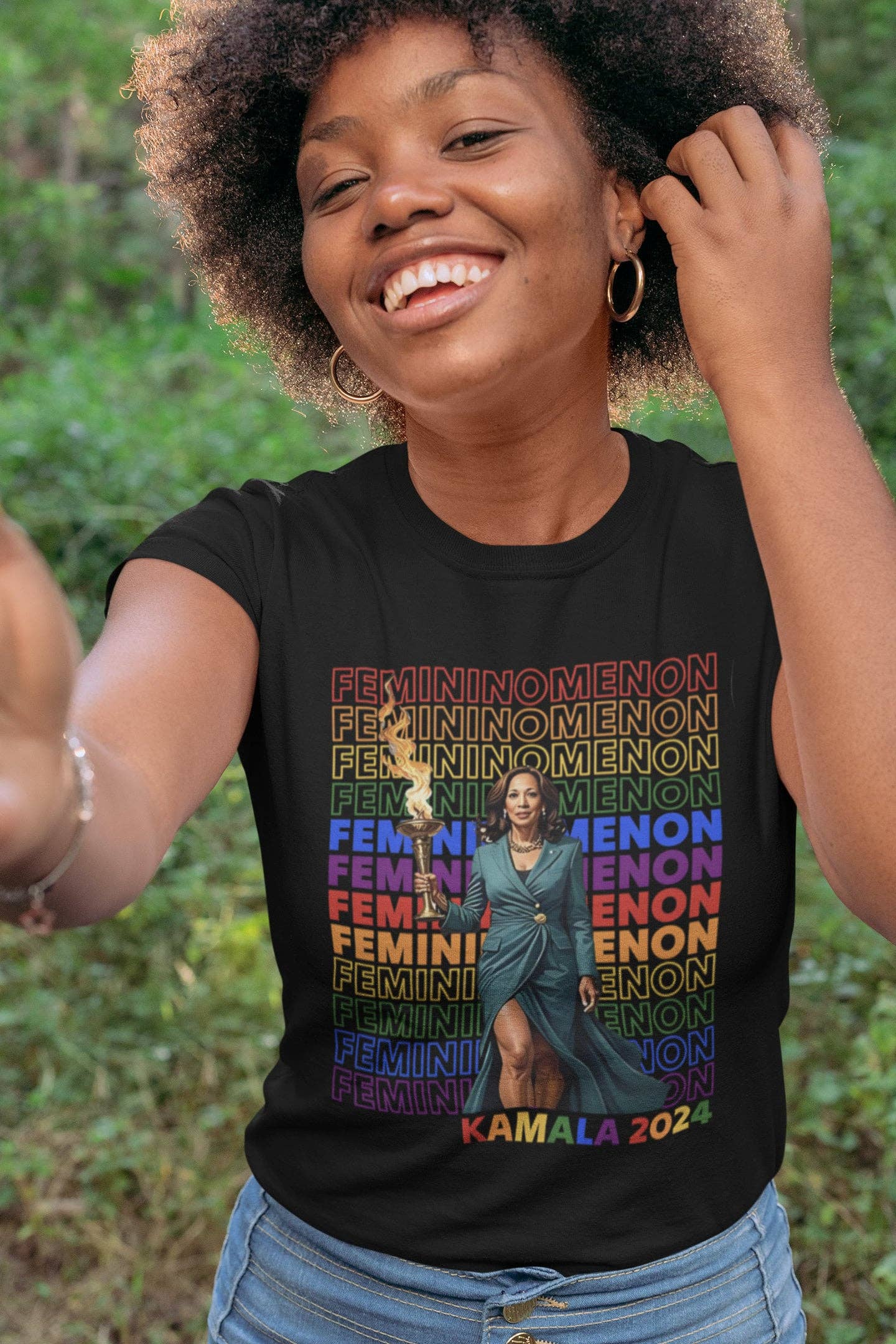 Femininomenon Kamala Rainbow Shirt – Feminist Tee For Women