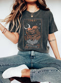 The Lovers Celestial Vintage Tarot Card T-Shirt