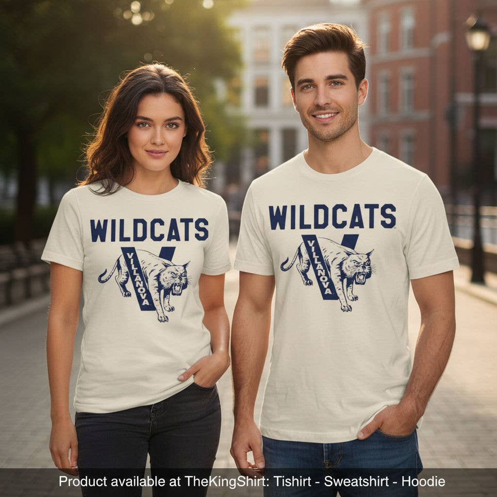 Wildcats Retro Mascot Vintage T-Shirt