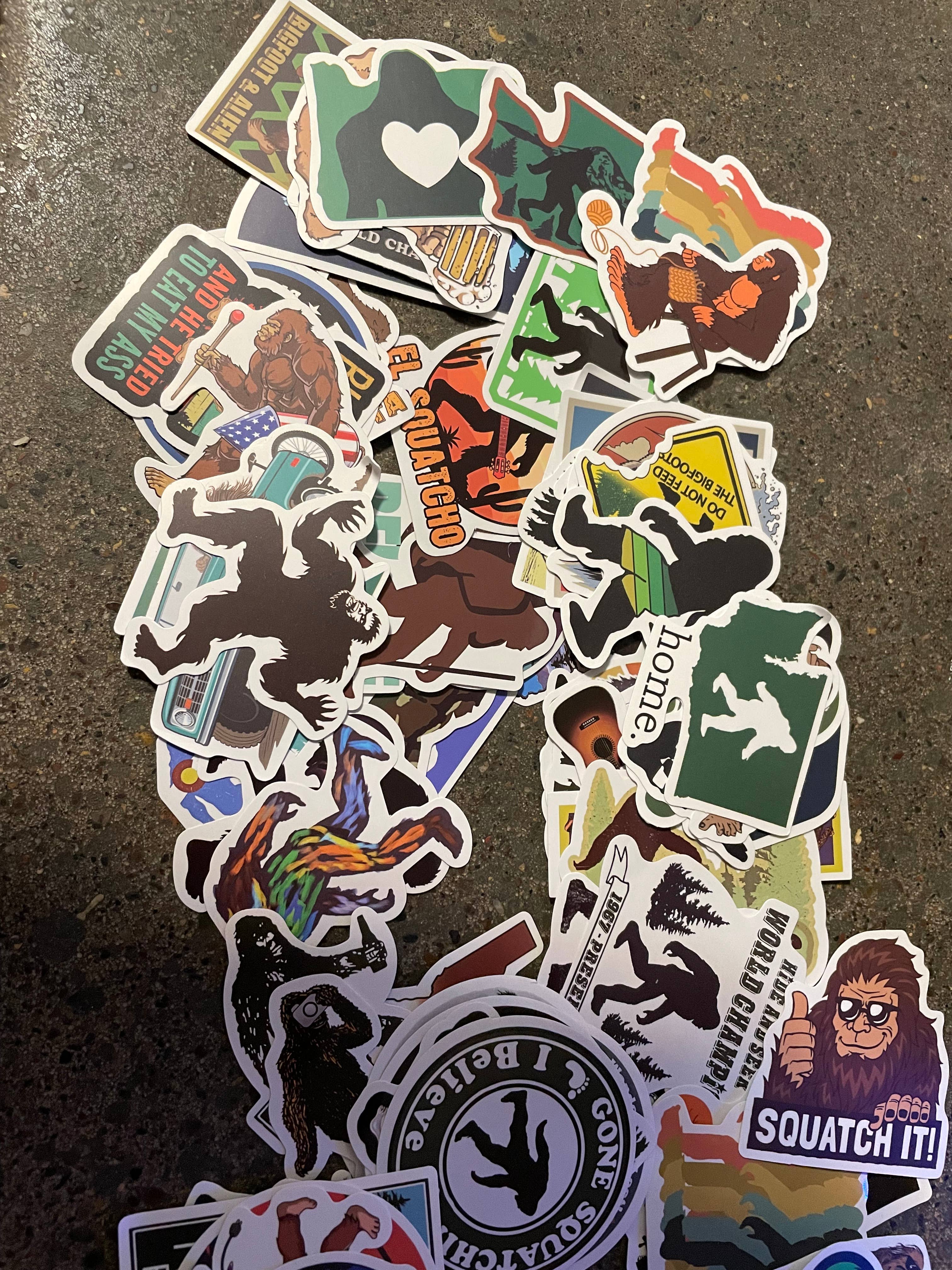 Bigfoot Stickers 100-pack (Random)