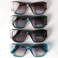 Square Cat Eye Shape Sunglasses with Accented Arm