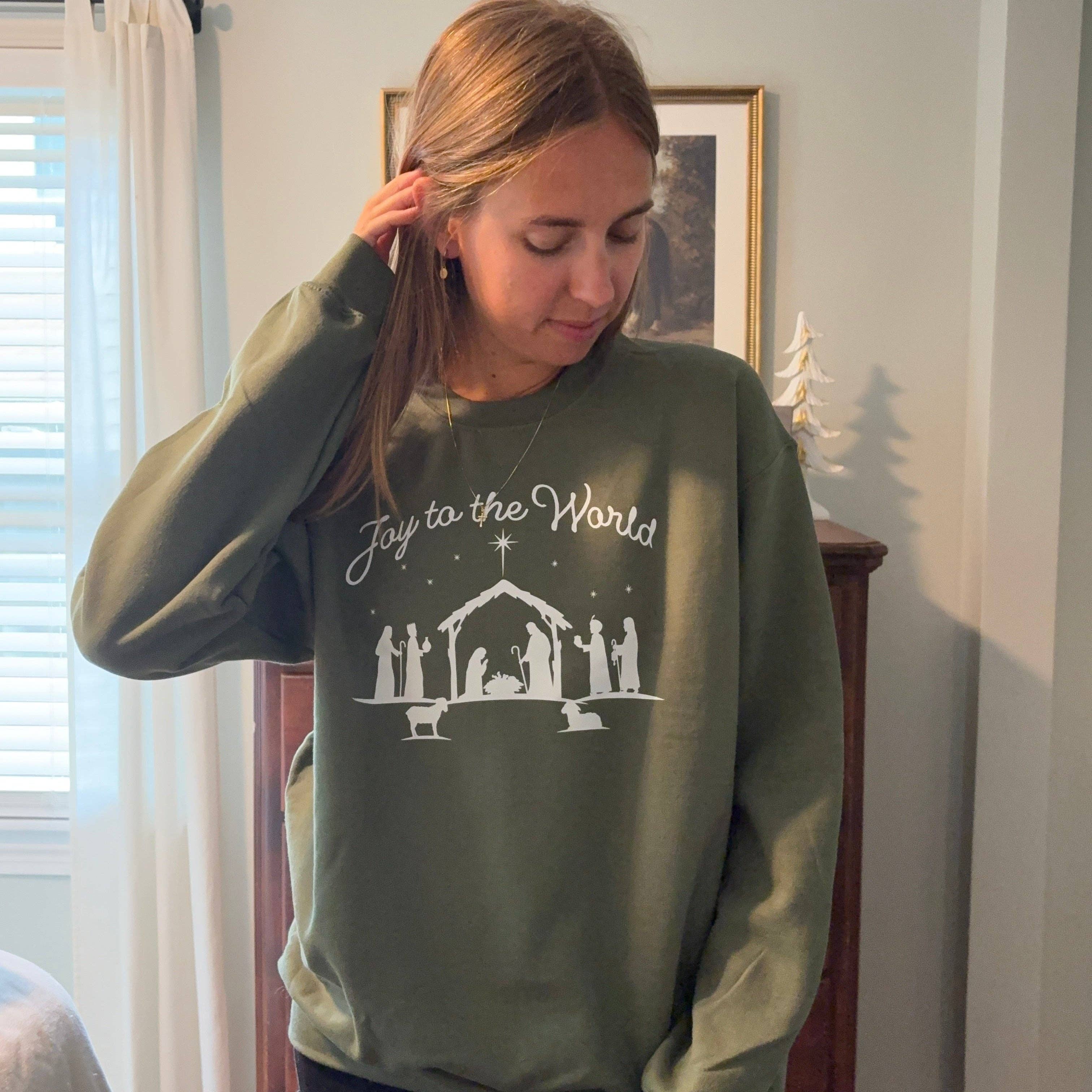 Joy To the World Nativity Scene
