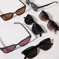 Classic Square Frame Everyday Fashion Sunglasses