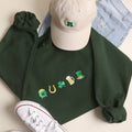 St Patrick's Day Mini Icons Embroidered Heavyweight Sweatshi