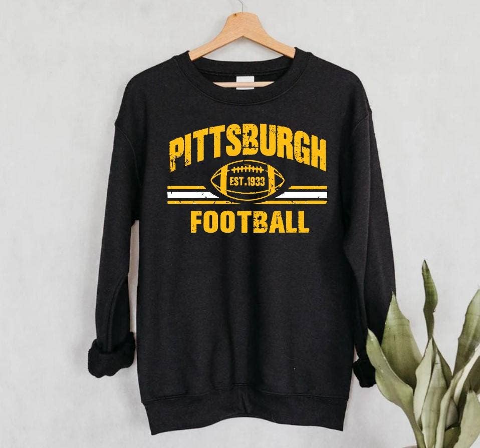 New Pittsburgh Football Retro Est 1933 Vintage Sweatshirt