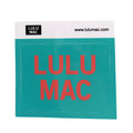 Lulu Mac Decal/Sticker-Turquoise/Orange