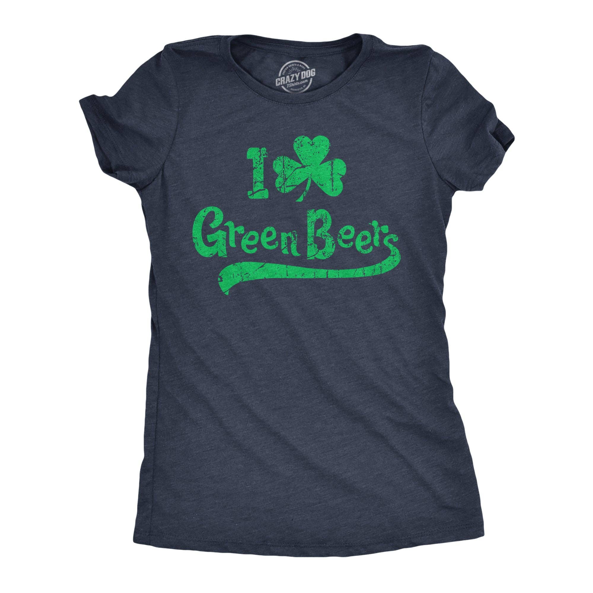 I Clover Green Beers Women's Tshirt Saint Patrick's Day