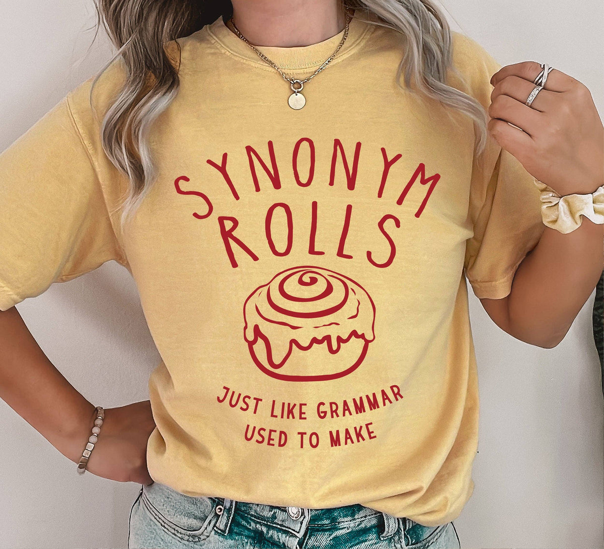 Synonym Rolls Funny Teacher Rd Unisex