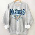 Seattle Baseball Vintage Crewneck Sweatshirt