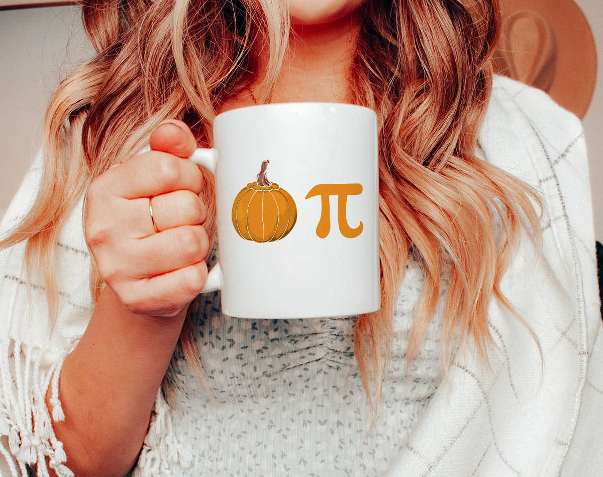 Pumpkin Pi - Fall Thanksgiving Funny Pun Coffee Mug KTJ07