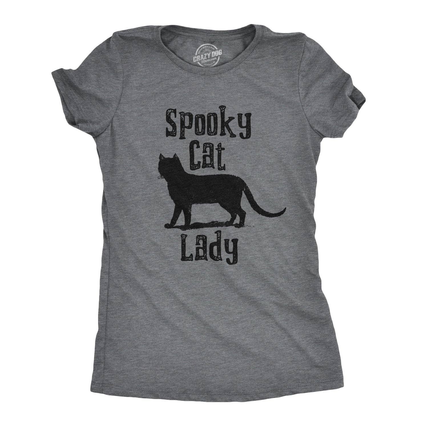 Spooky Cat Lady Women's T Shirt