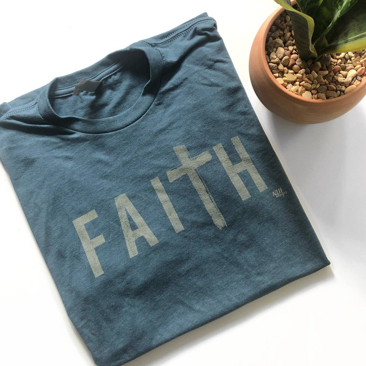 Faith Short Sleeve - Indigo Unisex