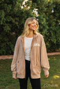 Local Mineral  Zipper Hooded Pullover