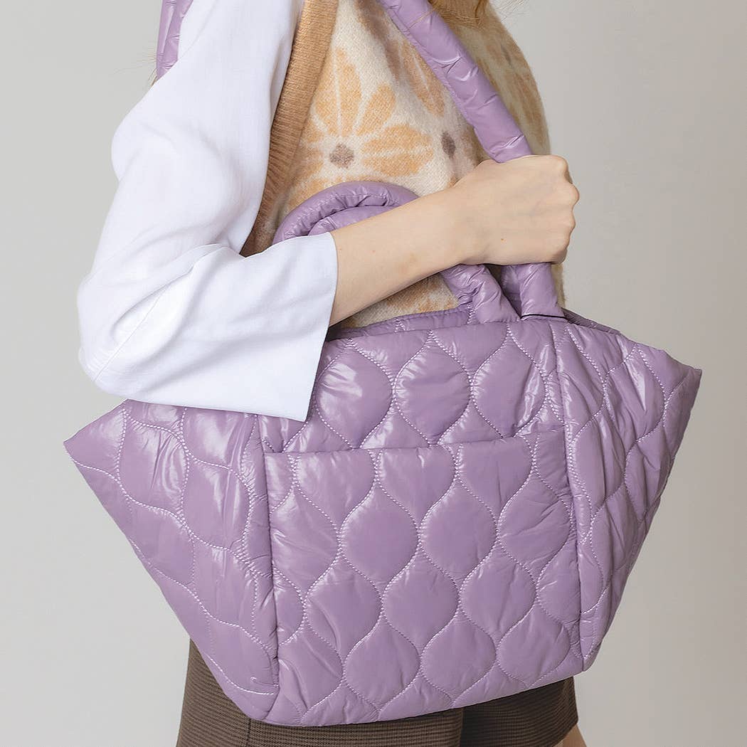 Wave Padded Shoulder Bag