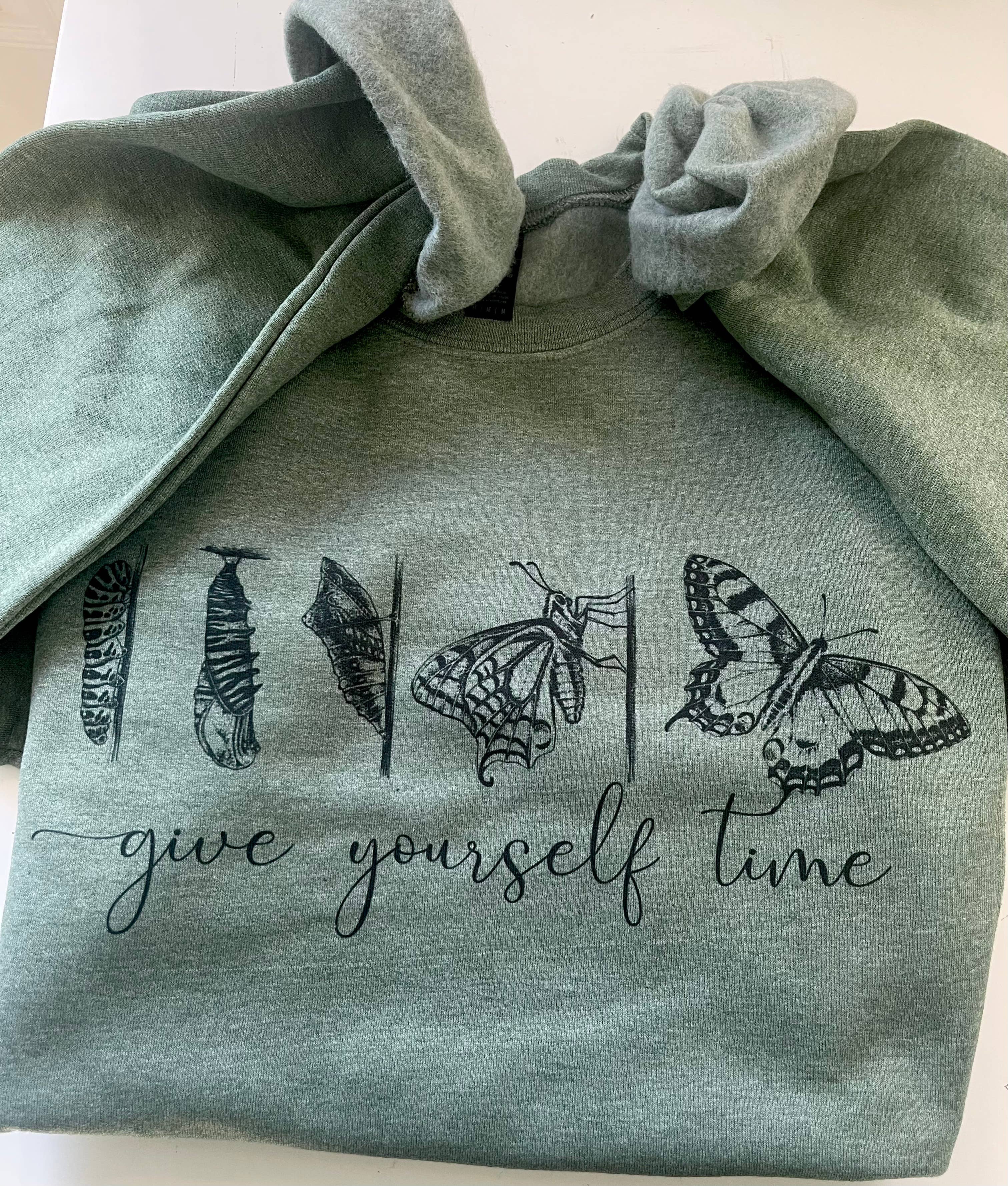 Give Yourself Time Butterfly Sweatshirt