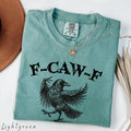 F-Caw-F Raven Lover Apparel, Gothic Crow Tee