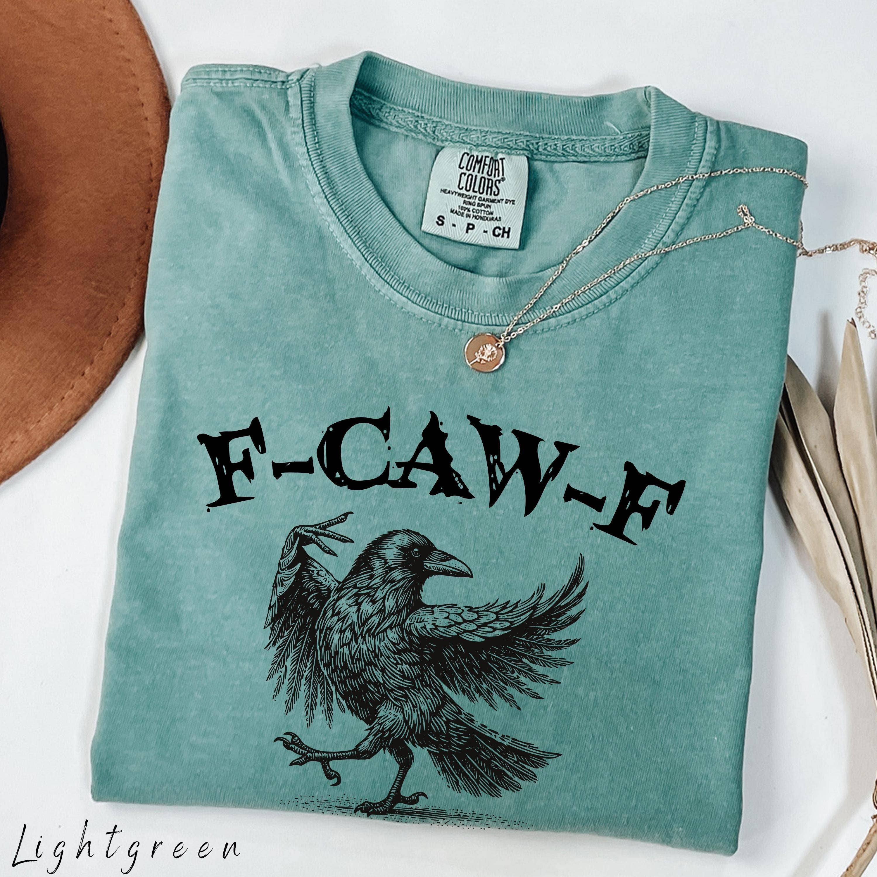 F-Caw-F Raven Lover Apparel, Gothic Crow Tee