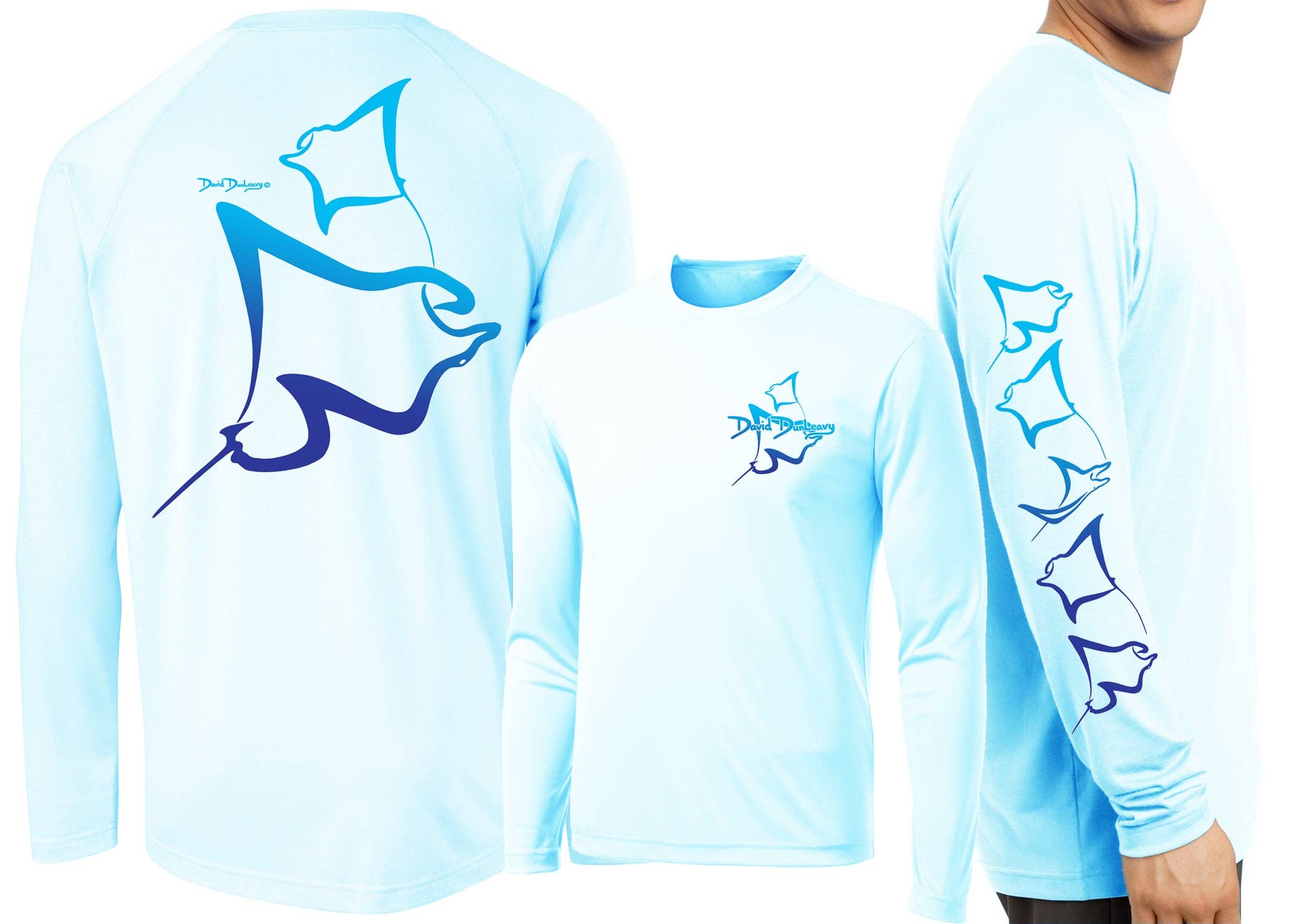 Men’S Performance Manta Rays Deco Long Sleeve