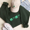 Bow & Shamrock Embroidered Heavyweight Sweatshirt