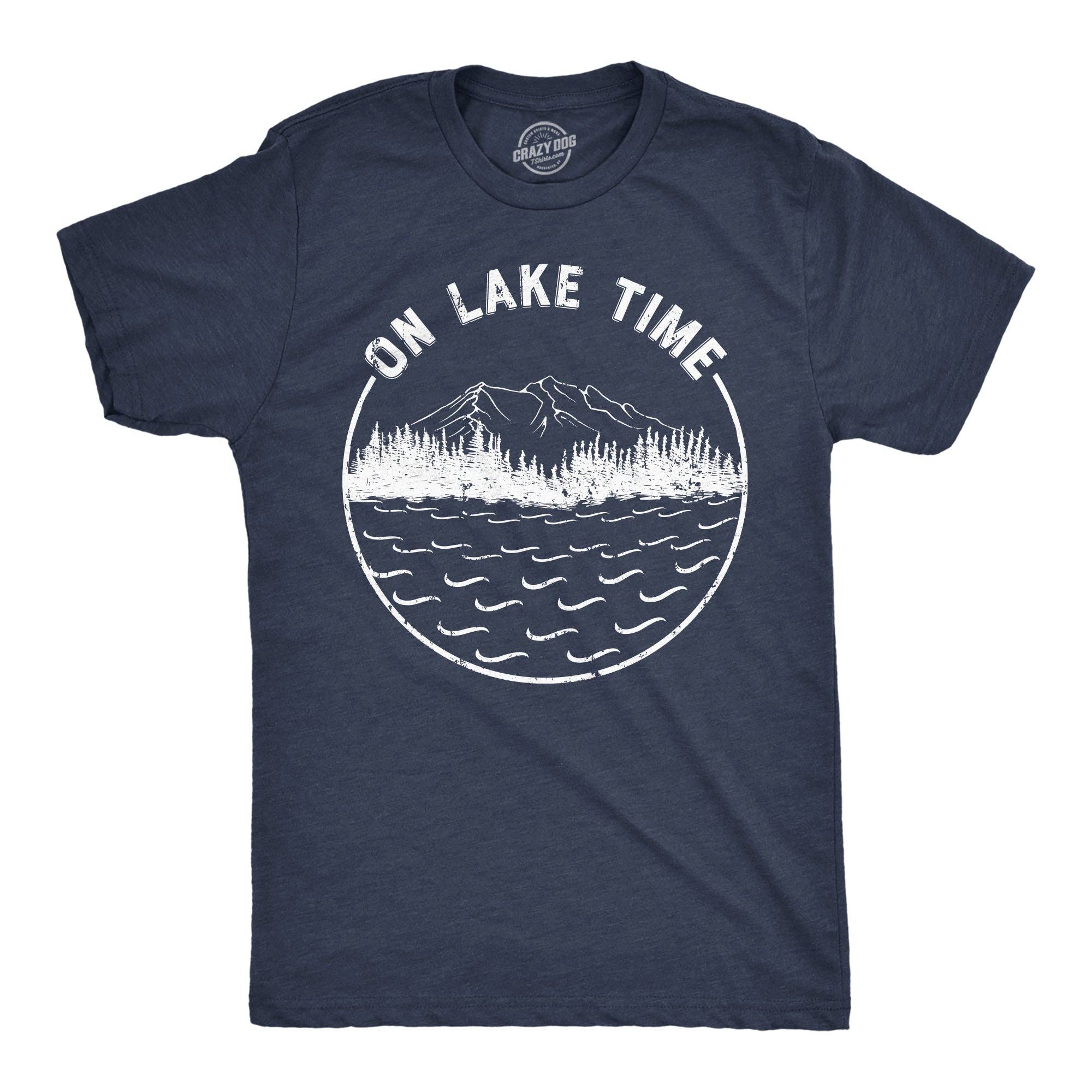 On Lake Time Men's T Shirt
