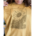 Blessed Is She Christian Sunflower Bible Verse Faith T Shirt