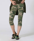 ..SI-2451 Green Camo Pocket Jeggings Junior Fit