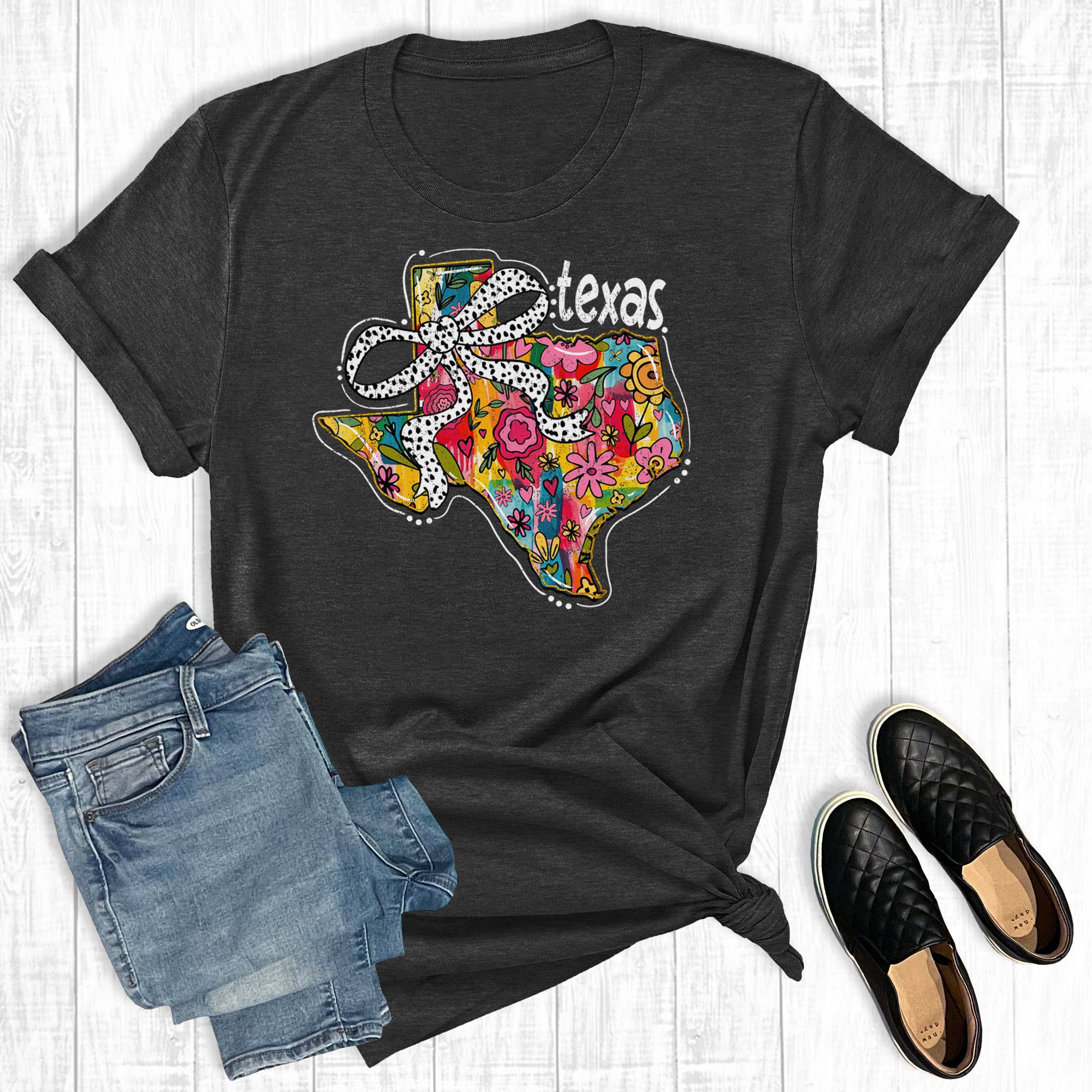 Floral Coquette Texas Graphic Tee