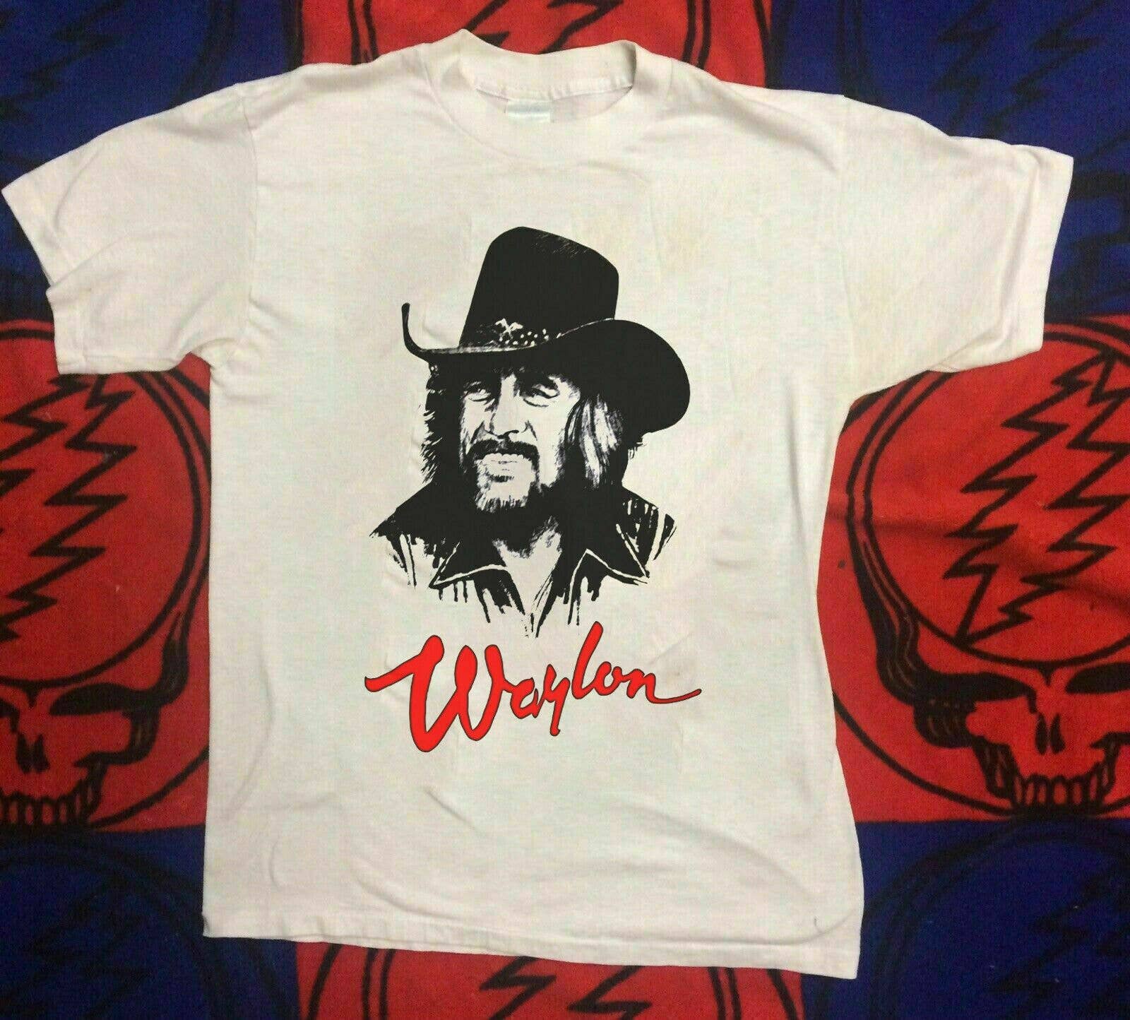 Vintage 1984 Waylon Jennings Concert Tour Tshirt