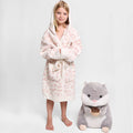 Children's Leopard Print Luxury Soft Hooded Robe