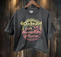 Raised On 1990's Country Music Oversized Cropped  T- Shirt