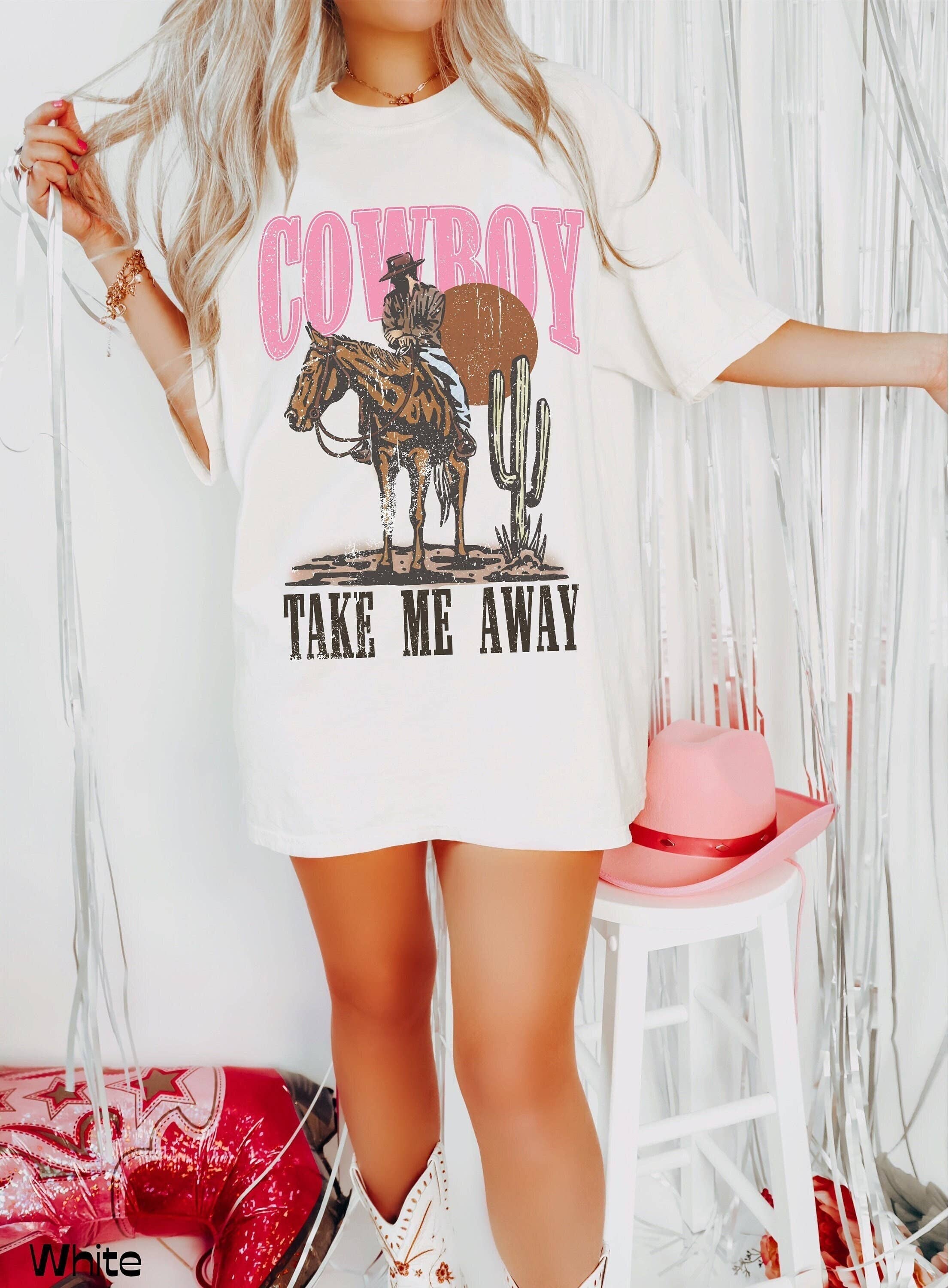 Western Graphic Tee - Retro Cowboy Shirt - Country Concert T