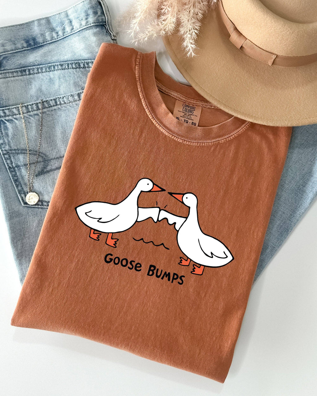Goose Bumps, Funny, Meme, Joke, Aesthetic, Cute Shirt Unisex