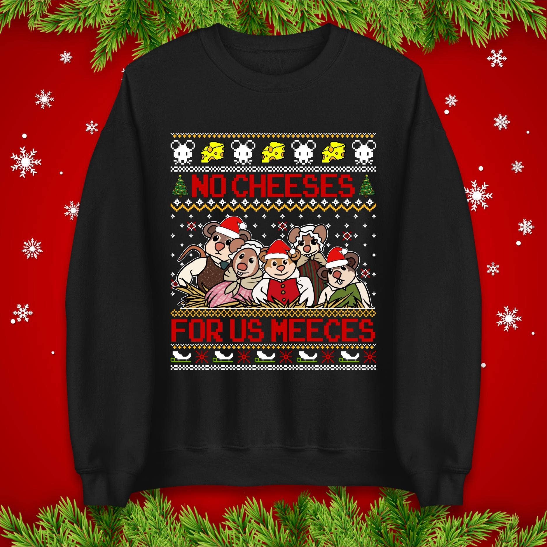 Cheese Lover Festive Holiday Sweater