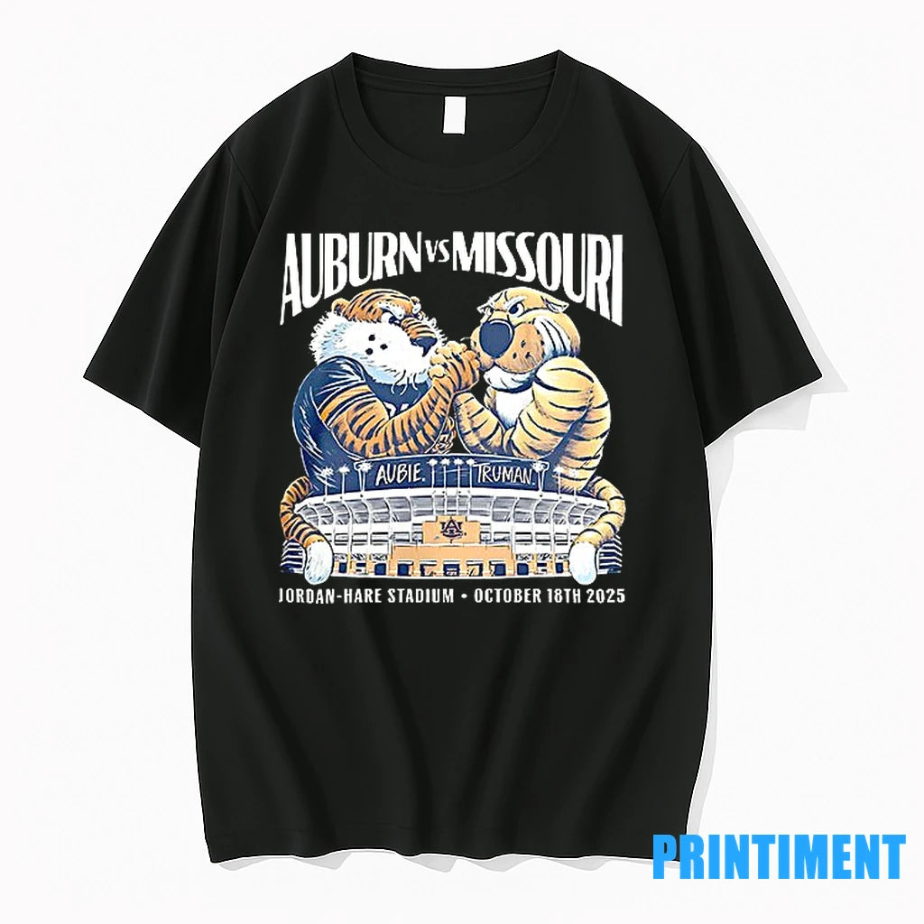 Auburn Vs Missouri Tigers Mascot Rivalry Football Game Day 2025 Tshirts Sweater