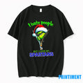 Awesome Grinch Santa Hat I Hate People But I Love My San Jose State Spartans