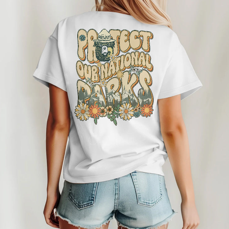 Bear Resist Protect Our National Parks T Shirt