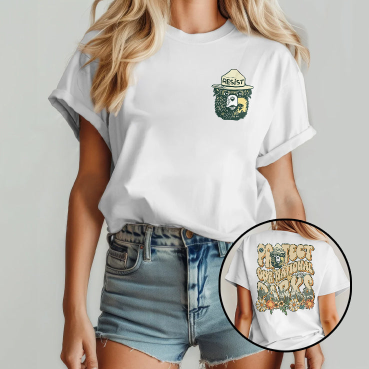Bear Resist Protect Our National Parks T Shirt