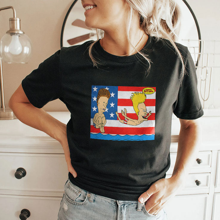 Beavis And Butthead Rock Americana T Shirt
