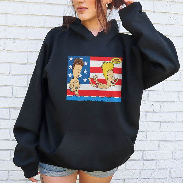 Beavis And Butthead Rock Americana T Shirt