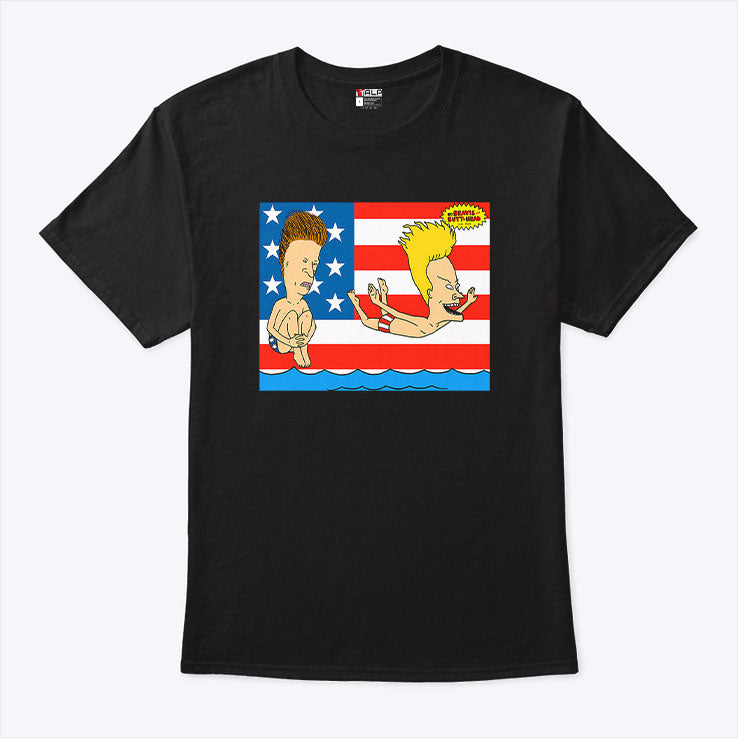 Beavis And Butthead Rock Americana T Shirt