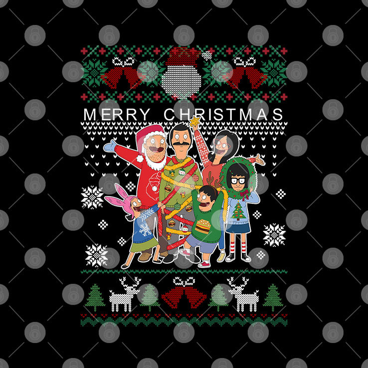 Bob’s Burgers Family Merry Christmas T Shirt