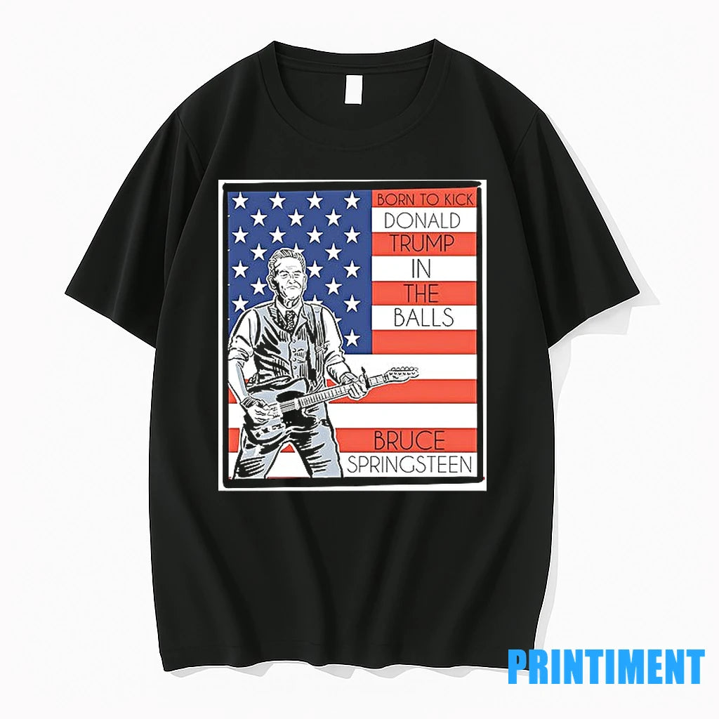 Born To Kick Donald Trump In The Balls Bruce Springsteen Tshirts Sweater