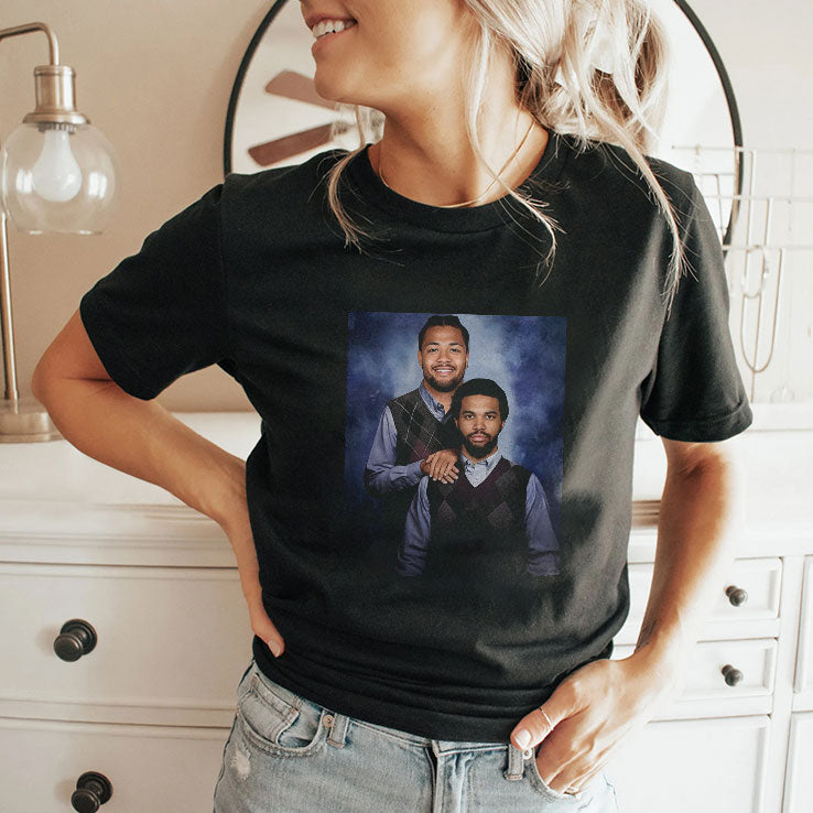 Caleb Williams Rome Odunze Step Brothers T Shirt