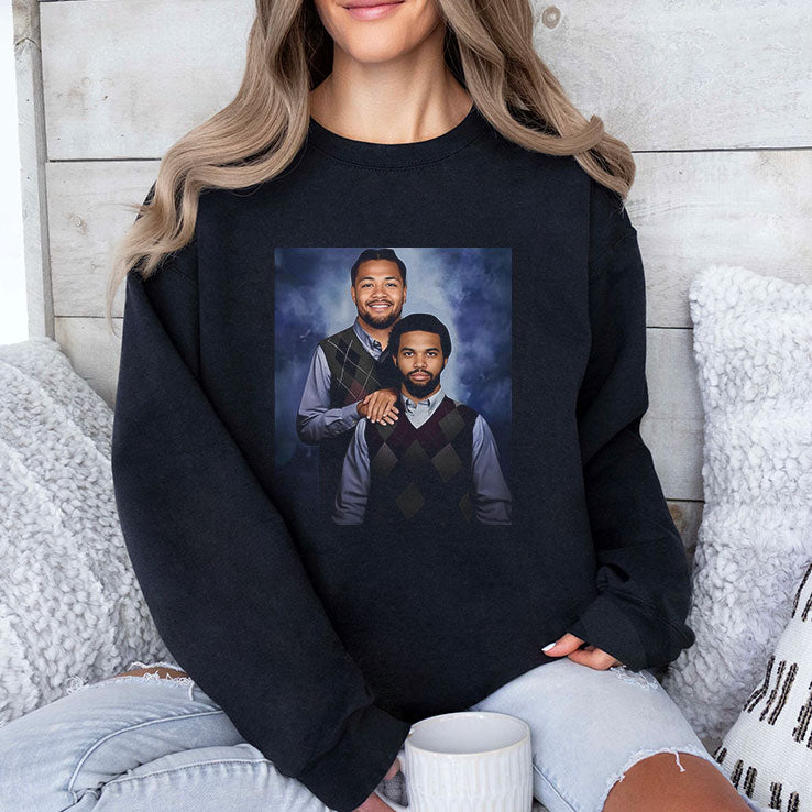 Caleb Williams Rome Odunze Step Brothers T Shirt