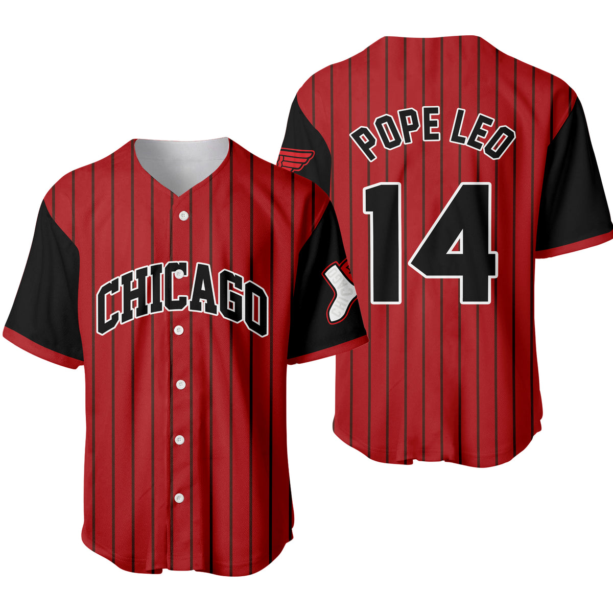 Chicago Pope Leo 14 Baseball Jersey