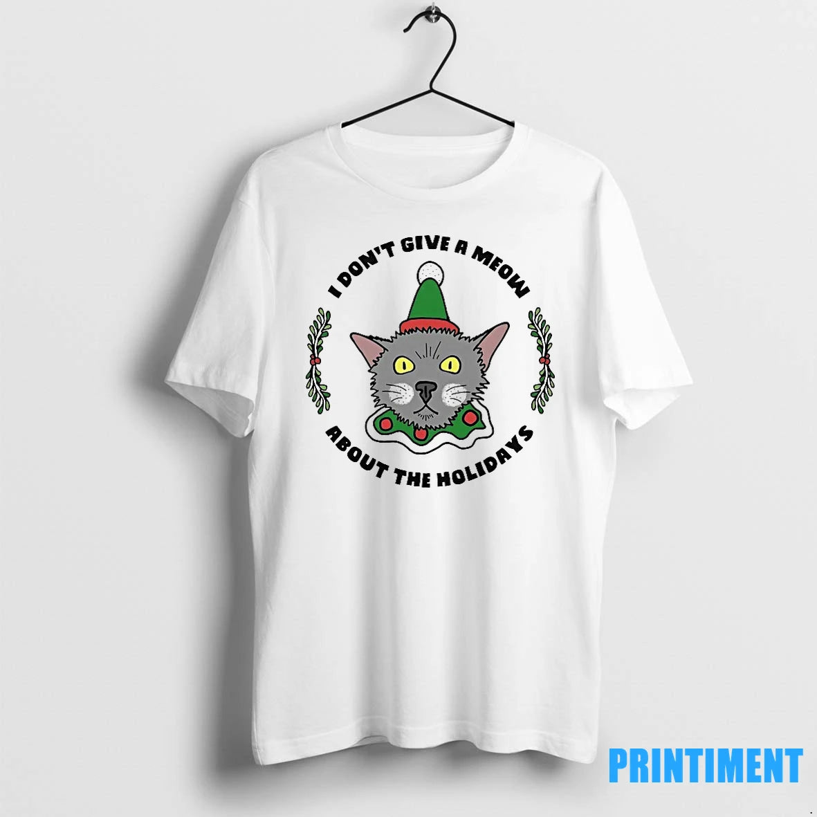 Chupie Chupacabra I Dont Give A Meow About The Holidays Tshirts Sweater