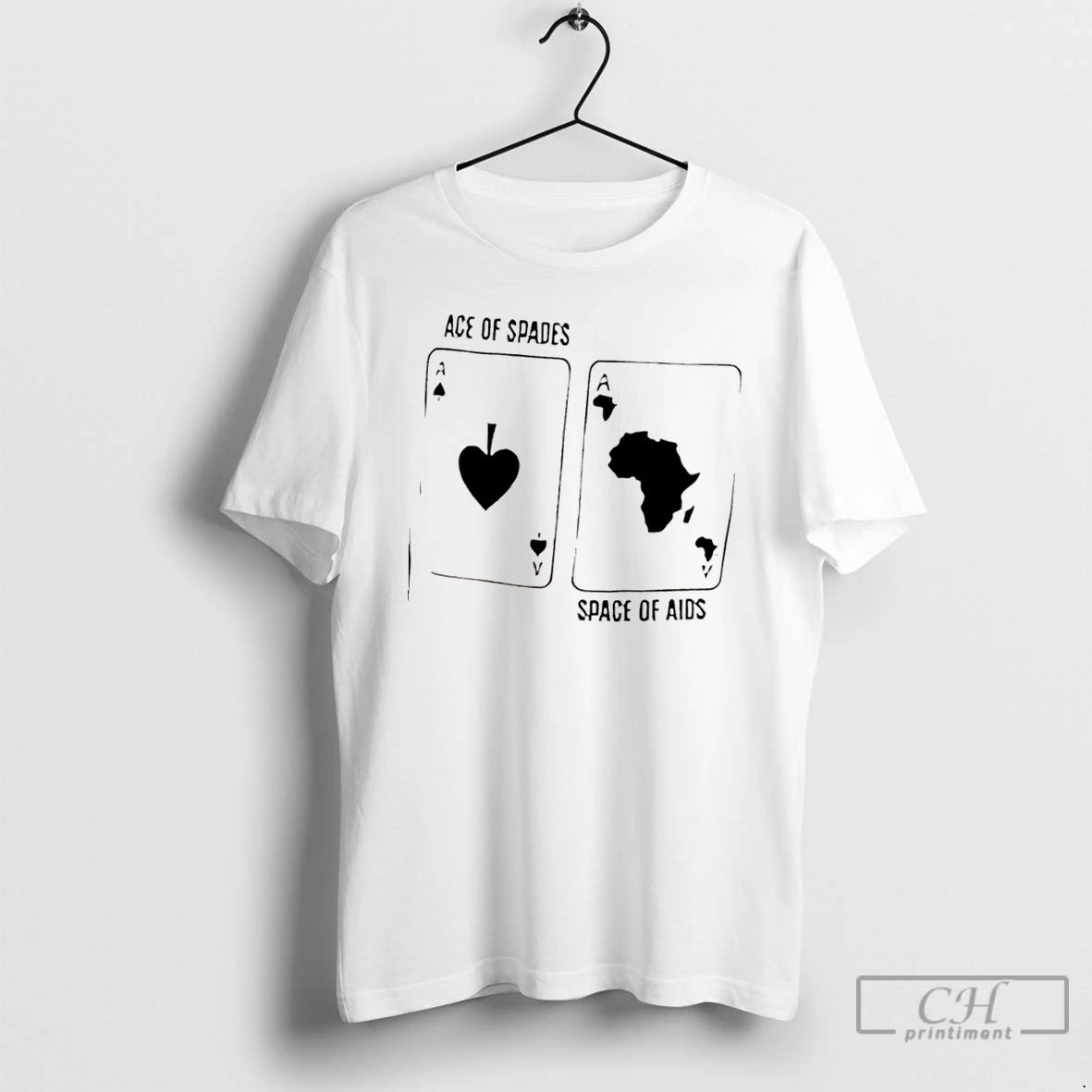 Classic Ace Of Spades Space Of Aids T Shirts